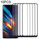 10 PCS Front Screen Outer Glass Lens For Tenco Pova 2 LE7