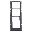 SIM Card Tray + SIM Card Tray + Micro SD Card Tray for Infinix S5 Pro X660 X660C X660B(Purple)