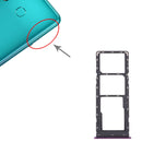 SIM Card Tray + SIM Card Tray + Micro SD Card Tray for Infinix S5 Pro X660 X660C X660B(Purple)