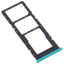 SIM Card Tray + SIM Card Tray + Micro SD Card Tray for Infinix Hot 10 X682B X682C(Green)