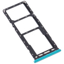 SIM Card Tray + SIM Card Tray + Micro SD Card Tray for Infinix Hot 10 X682B X682C(Green)