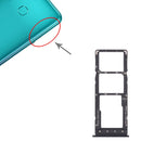 SIM Card Tray + SIM Card Tray + Micro SD Card Tray for Infinix Smart HD 2021 X612B X612(Black)