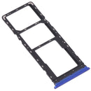 SIM Card Tray + SIM Card Tray + Micro SD Card Tray for Infinix Hot 10s NFC/Hot 10s/Hot 10T(Blue)
