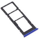 SIM Card Tray + SIM Card Tray + Micro SD Card Tray for Infinix Hot 10s NFC/Hot 10s/Hot 10T(Blue)