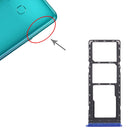 SIM Card Tray + SIM Card Tray + Micro SD Card Tray for Infinix Hot 10s NFC/Hot 10s/Hot 10T(Blue)
