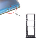 SIM Card Tray + SIM Card Tray + Micro SD Card Tray for Tecno Spark 6 KE7(Black)