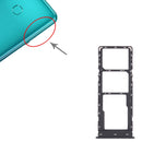 SIM Card Tray + SIM Card Tray + Micro SD Card Tray for Tecno Spark Go 2022/Spark 6 Go (Black)