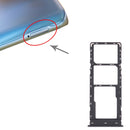 SIM Card Tray + SIM Card Tray + Micro SD Card Tray for Tecno Spark 7P KF7J (Black)