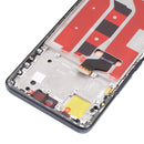 Original OLED LCD Screen for Huawei Nova 9 Digitizer Full Assembly with Frame(Black)