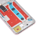 Original LCD Screen for Honor X8 Digitizer Full Assembly with Frame(Pink)