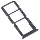 For OPPO A95 4G/Reno6 Lite SIM Card Tray + SIM Card Tray + Micro SD Card Tray (Black)