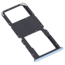 SIM Card Tray + Micro SD Card Tray for OnePlus Nord N200 5G DE2118 / DE2117(Blue)