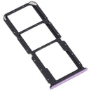 SIM Card Tray + SIM Card Tray + Micro SD Card Tray for OnePlus Nord N200 5G DE2118 / DE2117 (Purple)