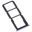 SIM Card Tray + SIM Card Tray + Micro SD Card Tray for OnePlus Nord N200 5G DE2118 / DE2117 (Purple)
