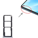 SIM Card Tray + SIM Card Tray + Micro SD Card Tray for OnePlus Nord N200 5G DE2118 / DE2117 (Silver)