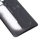 Battery Glass Back Cover for ZTE Nubia Red Magic 6S(Transparent Black)