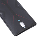 Battery Glass Back Cover for ZTE Nubia Red Magic 5G NX659J(Black)