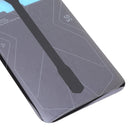 Battery Glass Back Cover for ZTE Nubia Red Magic 5G NX659J(Transparent Black)
