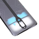 Battery Glass Back Cover for ZTE Nubia Red Magic 5G NX659J(Transparent Black)