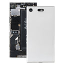 Original Battery Back Cover with Camera Lens Cover for Sony Xperia XZ1 Compact(Silver)