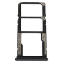 SIM Card Tray + SIM Card Tray + Micro SD Card Tray For Xiaomi Redmi 10C/Redmi 10 India (Black)