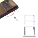 SIM Card Tray + SIM Card Tray + Micro SD Card Tray For Xiaomi Poco M4 5G/Poco M4 5G India/Redmi Note 11R(Silver)