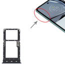 For Motorola Moto G62 5G SIM Card Tray + SIM / Micro SD Card Tray (Black)
