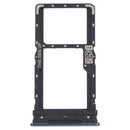 For Motorola Moto G82 5G SIM Card Tray + SIM / Micro SD Card Tray (Black)