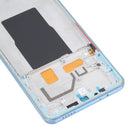 For Xiaomi Redmi K50 Ultra Original Front Housing LCD Frame Bezel Plate(Blue)