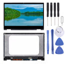 LCD Screen For HP Pavilion X360 14-DW 14M-DW Digitizer Full Assembly with Frame (Black)