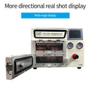 TBK TBK508A 14 inch Curved Screen LCD Screen Vacuum Separation OCA Laminating and Debubble Machine with 4 Moulds