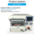 TBK TBK508A 14 inch Curved Screen LCD Screen Vacuum Separation OCA Laminating and Debubble Machine with 4 Moulds
