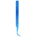Vetus MCS-15 Bright Blue Curved Tweezers