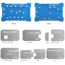 Mechanic iBGA 12 Pro 10 in 1 BGA Reballing Stencil Platform for iPhone X~12 Pro Max