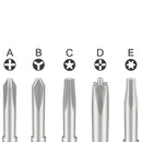 Qianli iFlying 5 in 1 Aluminum Handle Anti-slip Screwdriver