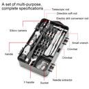 138 in 1 DIY Mobile Phone Disassembly Tool Clock Repair Multi-function Tool Screwdriver Set (Purple)