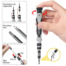 138 in 1 DIY Mobile Phone Disassembly Tool Clock Repair Multi-function Tool Screwdriver Set (Yellow)