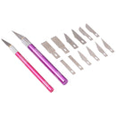 WLXY-9312 14 in 1 Non-Slip Metal Handle Engraving Cutter