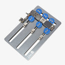 BEST BST-001P Aluminum Alloy Double Bottom Plate Motherboard PCB IC Chip Holder Fixture