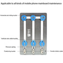 BEST BST-001P Aluminum Alloy Double Bottom Plate Motherboard PCB IC Chip Holder Fixture