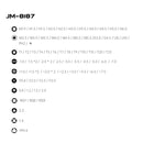 JAKEMY JM-8187 83 in 1 Magnetic Screwdriver Set