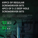 JAKEMY JM-8187 83 in 1 Magnetic Screwdriver Set