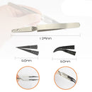 JAKEMY JM-T10-12 Replaceable Anti-static Straight Tweezers with Curved Tip