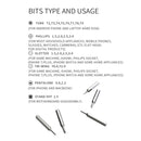 JAKEMY JM-Y04 25 in 1 Dual Dynamics Precision Electric Screwdriver Set, US Plug
