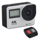 S300 HD 4K WiFi 12.0MP Sport Camera with Remote Control & 30m Waterproof Case, 2.0 inch LTPS Touch Screen + 0.66 inch Front Display, Generalplus 4248, 170 Degree A Wide Angle Lens(Silver)