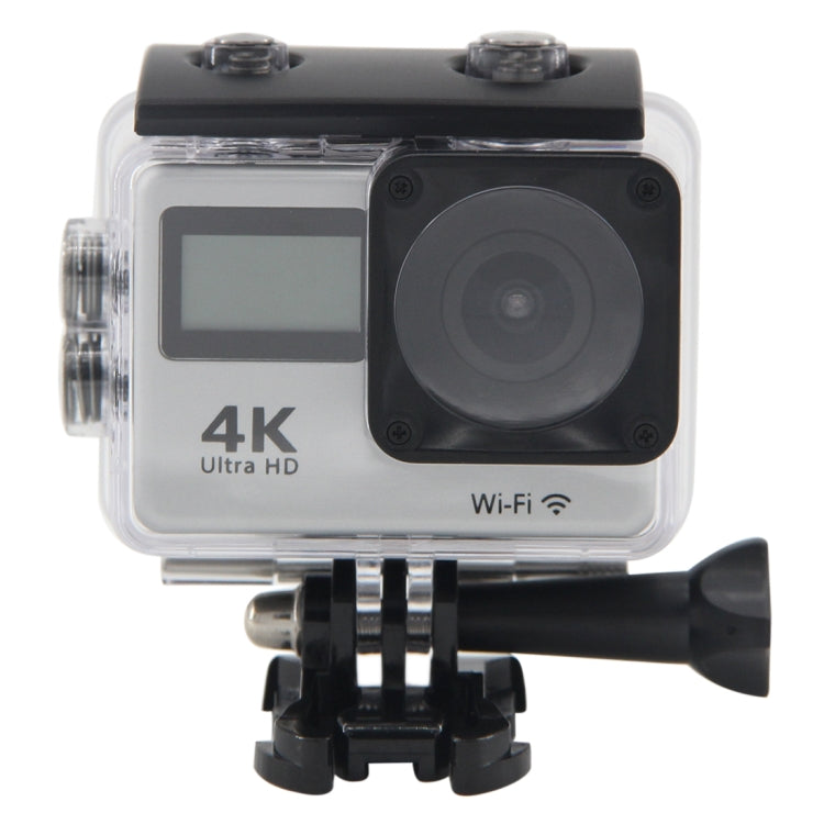 S300 HD 4K WiFi 12.0MP Sport Camera with Remote Control & 30m Waterproof Case, 2.0 inch LTPS Touch Screen + 0.66 inch Front Display, Generalplus 4248, 170 Degree A Wide Angle Lens(Silver)