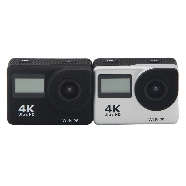 S300 HD 4K WiFi 12.0MP Sport Camera with Remote Control & 30m Waterproof Case, 2.0 inch LTPS Touch Screen + 0.66 inch Front Display, Generalplus 4248, 170 Degree A Wide Angle Lens(Silver)