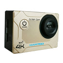 HAMTOD S9 UHD 4K WiFi Sport Camera with Waterproof Case, Generalplus 4247, 2.0 inch LCD Screen, 170 Degree Wide Angle Lens (Gold)