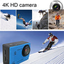HAMTOD S9 UHD 4K WiFi Sport Camera with Waterproof Case, Generalplus 4247, 2.0 inch LCD Screen, 170 Degree Wide Angle Lens (Blue)