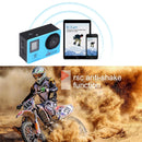 HAMTOD H12 UHD 4K WiFi Sport Camera with Waterproof Case, Generalplus 4247, 0.66 inch + 2.0 inch LCD Screen, 170 Degree Wide Angle Lens (Blue)